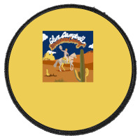 Rhinestone Cowboy Album 1 Round Patch | Artistshot