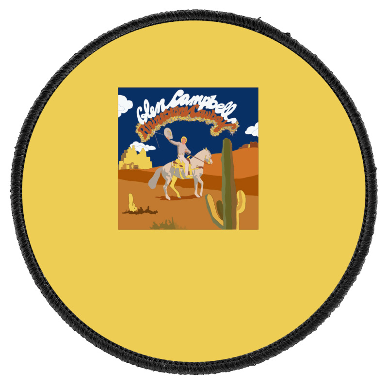 Rhinestone Cowboy Album 1 Round Patch | Artistshot