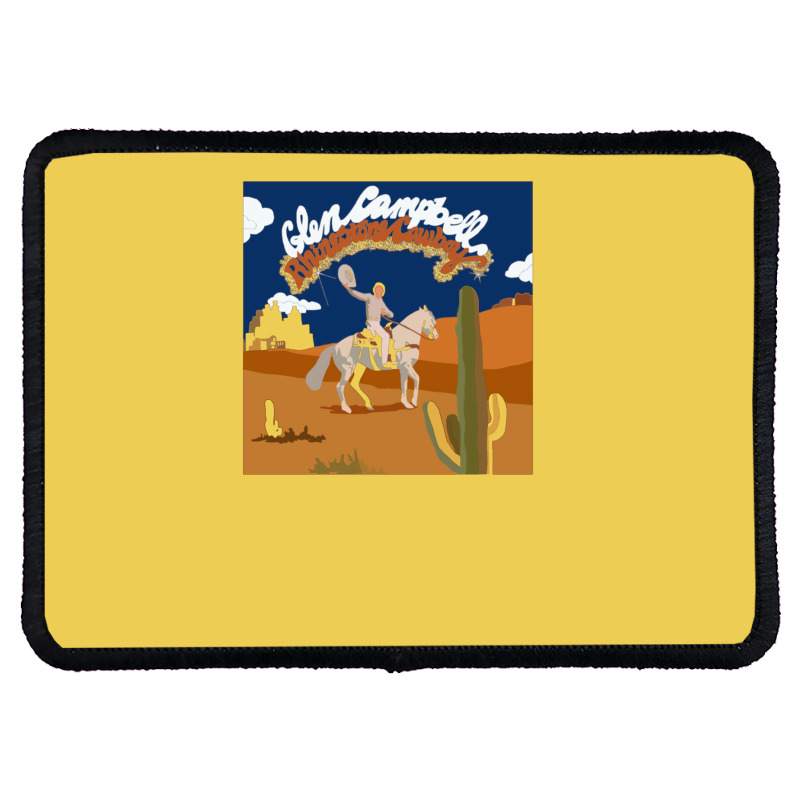 Rhinestone Cowboy Album 1 Rectangle Patch | Artistshot