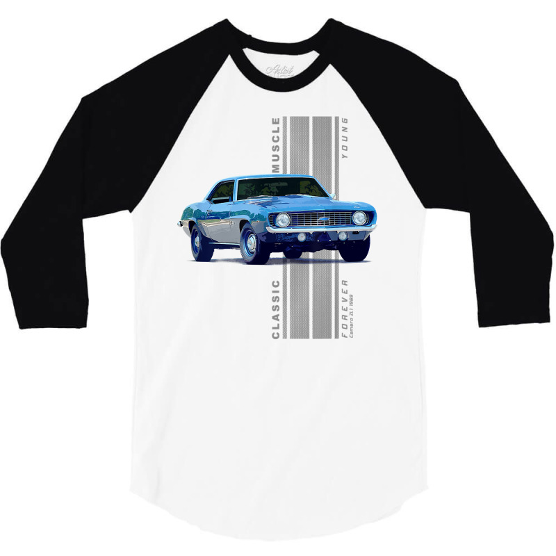 Zl1 Classic American Muscle Cars Vintage T Shirt 3/4 Sleeve Shirt | Artistshot