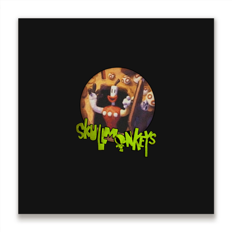 Skullmonkeys Metal Print Square | Artistshot