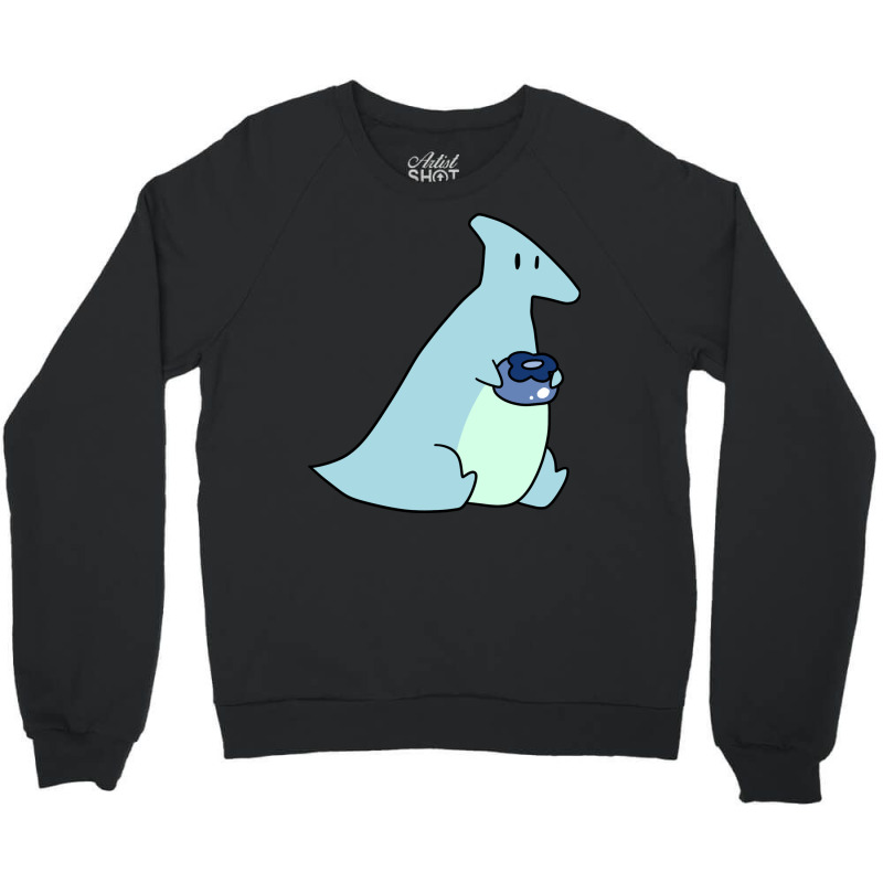 Blueberry Hadrosaurus Crewneck Sweatshirt | Artistshot