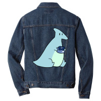 Blueberry Hadrosaurus Men Denim Jacket | Artistshot