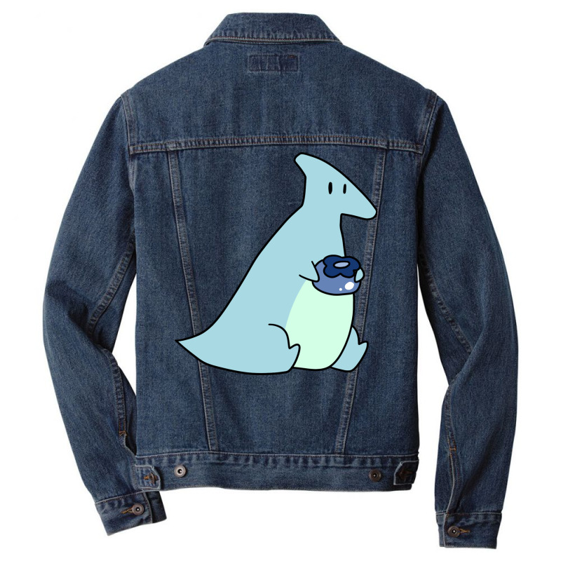 Blueberry Hadrosaurus Men Denim Jacket | Artistshot