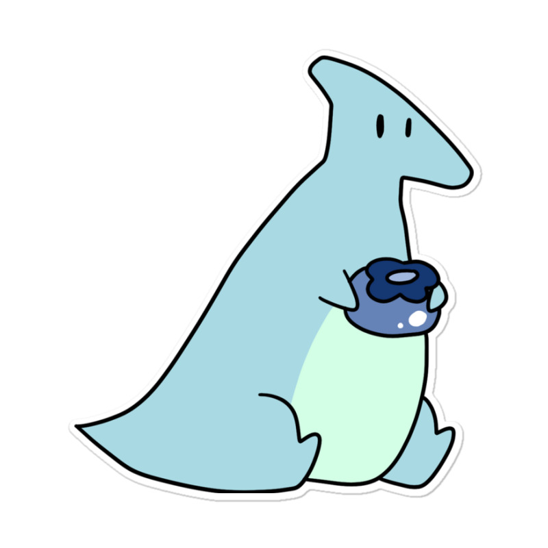 Blueberry Hadrosaurus Sticker | Artistshot