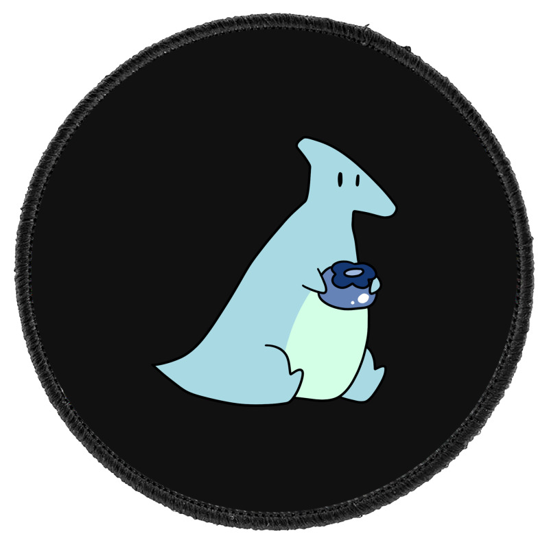 Blueberry Hadrosaurus Round Patch | Artistshot