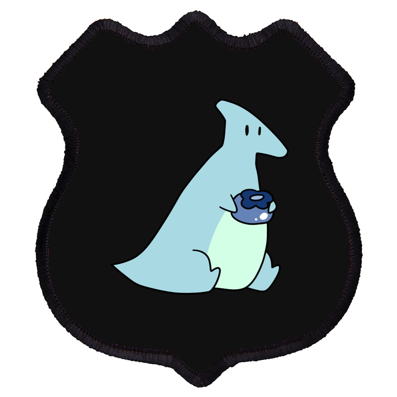 Blueberry Hadrosaurus Shield Patch | Artistshot