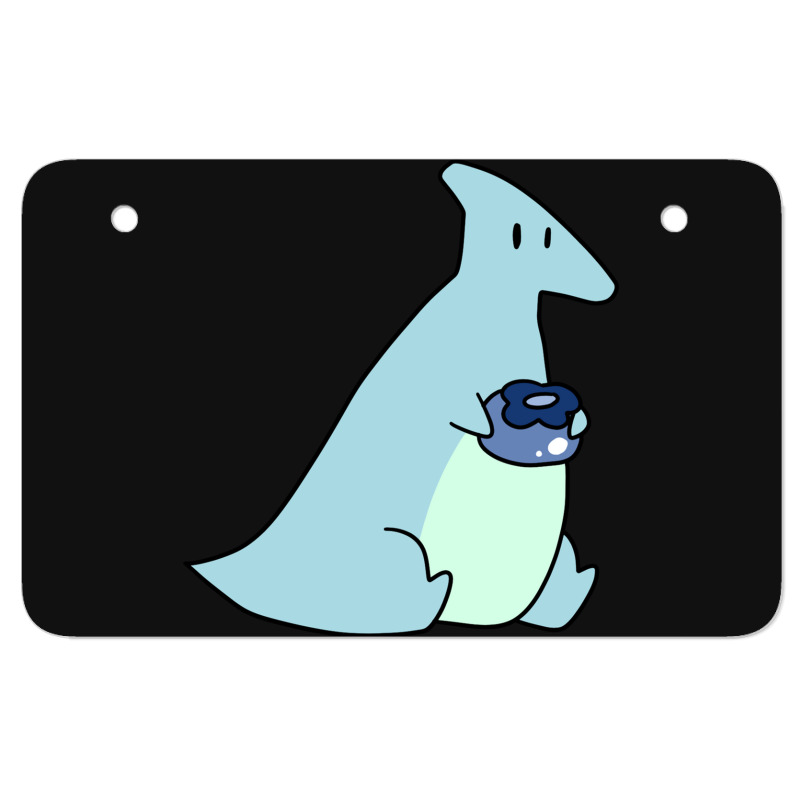 Blueberry Hadrosaurus Atv License Plate | Artistshot