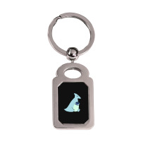 Blueberry Hadrosaurus Silver Rectangle Keychain | Artistshot