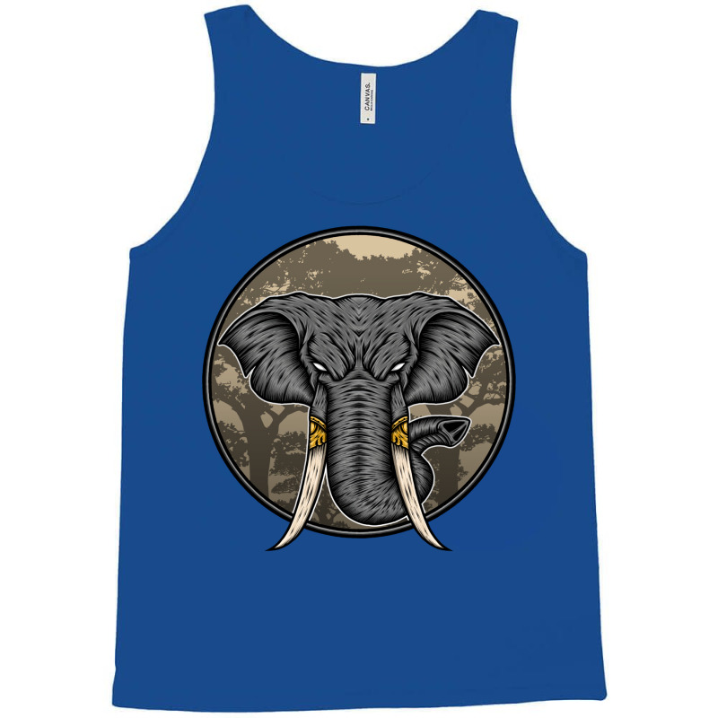 Wild Elephant Vector Tank Top | Artistshot