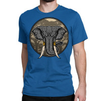 Wild Elephant Vector Classic T-shirt | Artistshot