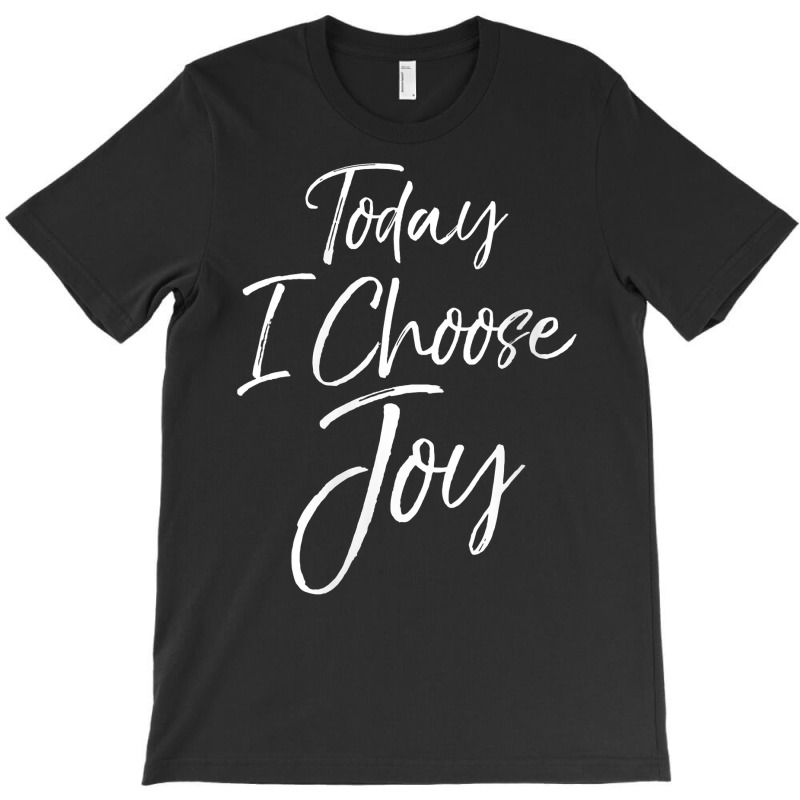 Womens Cute Christian Worship Gift For Women Today I Choose Joy V Neck T-shirt | Artistshot