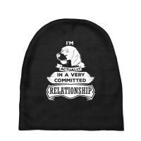 I Am Beagle Actually In A Very Commited Relationship Baby Beanies | Artistshot