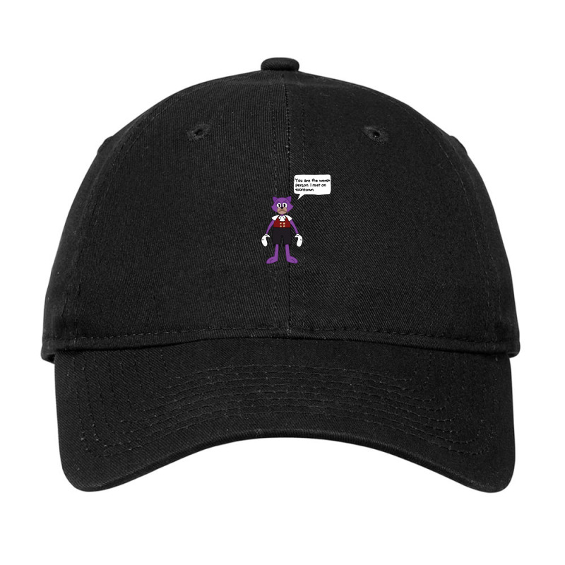 You Are The Worst Person I Met On Toontown. Adjustable Cap by AaronHalverson | Artistshot