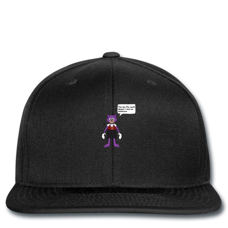 You Are The Worst Person I Met On Toontown. Printed hat by AaronHalverson | Artistshot