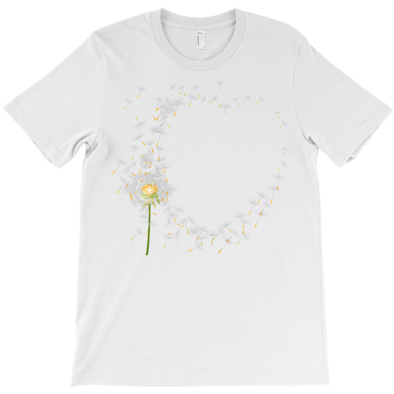 Womens Feather Light Dandelions, Delicate Heart, Love, Gentle Feather T-shirt | Artistshot