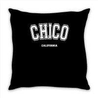 Chico California Throw Pillow | Artistshot