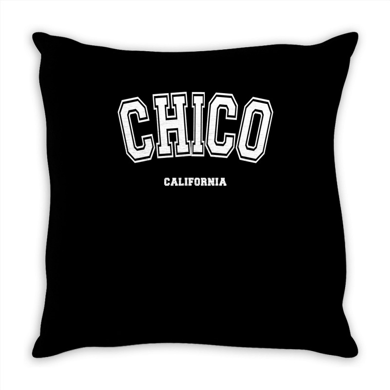 Chico California Throw Pillow | Artistshot