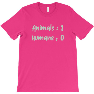 Animals Vs Humans T-shirt Designed By Grafixbychawki
