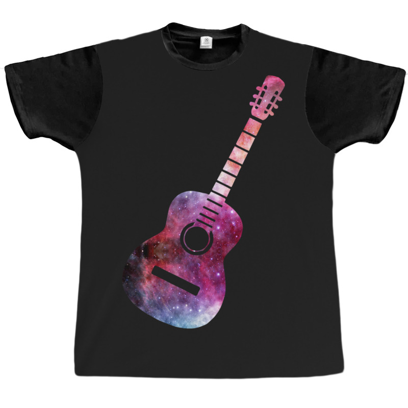 Galaxy Guitar Vector Graphic T-shirt | Artistshot