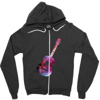 Galaxy Guitar Vector Zipper Hoodie | Artistshot