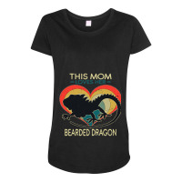 Womens Funny Bearded Dragon Lover Graphic Women Moms Bearded Dragon Maternity Scoop Neck T-shirt | Artistshot