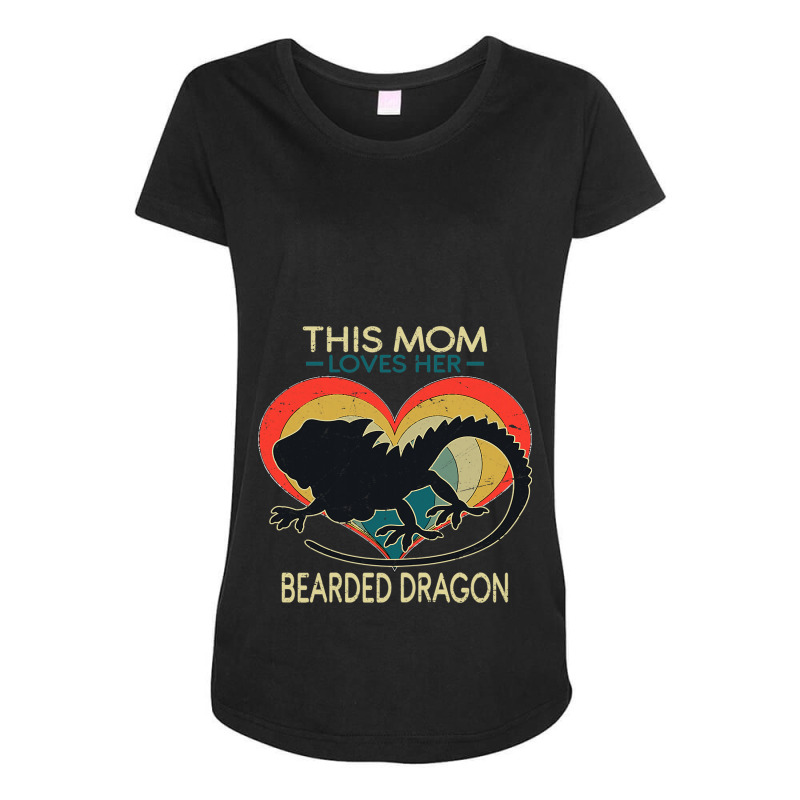 Womens Funny Bearded Dragon Lover Graphic Women Moms Bearded Dragon Maternity Scoop Neck T-shirt by MELISSABISHOP | Artistshot