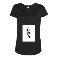 Miley Cyrus Outline Maternity Scoop Neck T-shirt | Artistshot