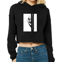 Miley Cyrus Outline Cropped Hoodie | Artistshot