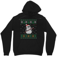 Flute Ugly Christmas Sweater Penguin Xmas Family Matching Unisex Hoodie | Artistshot