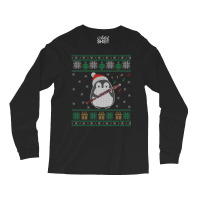 Flute Ugly Christmas Sweater Penguin Xmas Family Matching Long Sleeve Shirts | Artistshot