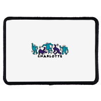 Hornets Groovy People 1 Rectangle Patch | Artistshot