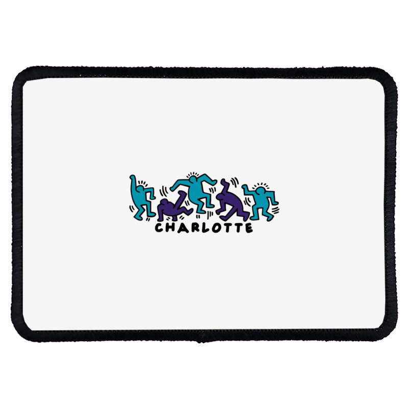 Hornets Groovy People 1 Rectangle Patch | Artistshot