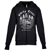 White River Arkansas T Shirt Youth Zipper Hoodie | Artistshot