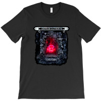 Spooky Skull Red Hell Gate T-shirt | Artistshot