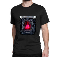 Spooky Skull Red Hell Gate Classic T-shirt | Artistshot