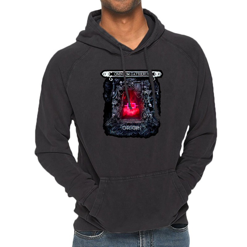 Spooky Skull Red Hell Gate Vintage Hoodie by udezeKabaz | Artistshot