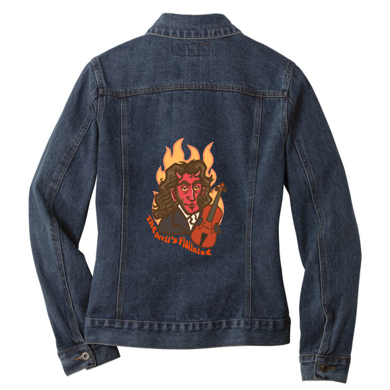 Paganini  Devil’s Violinist Ladies Denim Jacket by MiltonLane | Artistshot