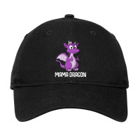 Womens Mama Dragon Matching Family Mom Mother Adjustable Cap | Artistshot