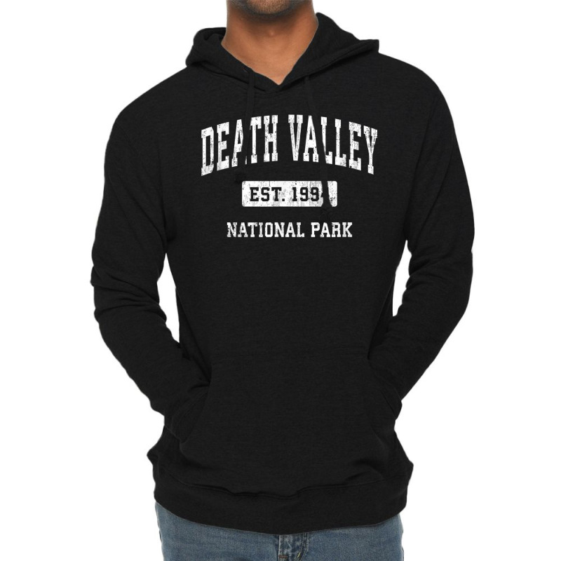 Death Valley Vintage National Park Sports Design T Shirt Lightweight Hoodie by jessen | Artistshot