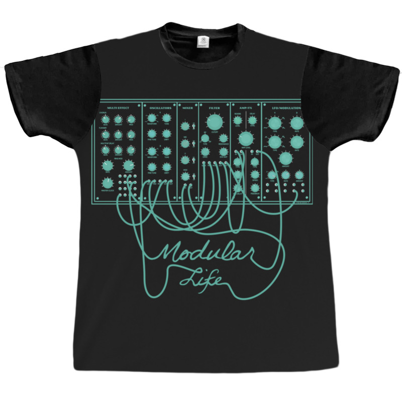 Synthesizer Modular Synth For Electronic Musician Graphic T-shirt | Artistshot