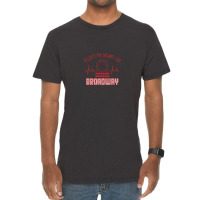 I Left My Heart On Broadway Vintage T-shirt | Artistshot