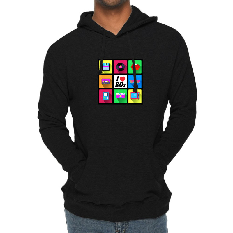 I Love 80's Essential Lightweight Hoodie | Artistshot