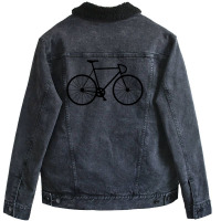 Bicycle Unisex Sherpa-lined Denim Jacket | Artistshot