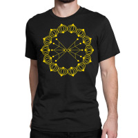 Fire Poi Mandala Fire Dancing Fire Spinning Tshirt   Yellow Classic T-shirt | Artistshot