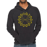 Fire Poi Mandala Fire Dancing Fire Spinning Tshirt   Yellow Vintage Hoodie | Artistshot