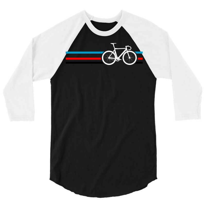 Bike Stripes Velodrome 15 3/4 Sleeve Shirt by andeekngueloc | Artistshot