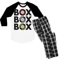 Box Box Box F1 Tyre Compound Design 22 Men's 3/4 Sleeve Pajama Set | Artistshot