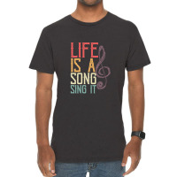 Life Is A Song Vintage T-shirt | Artistshot