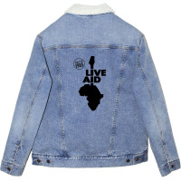 Live Aid 1985 Unisex Sherpa-lined Denim Jacket | Artistshot